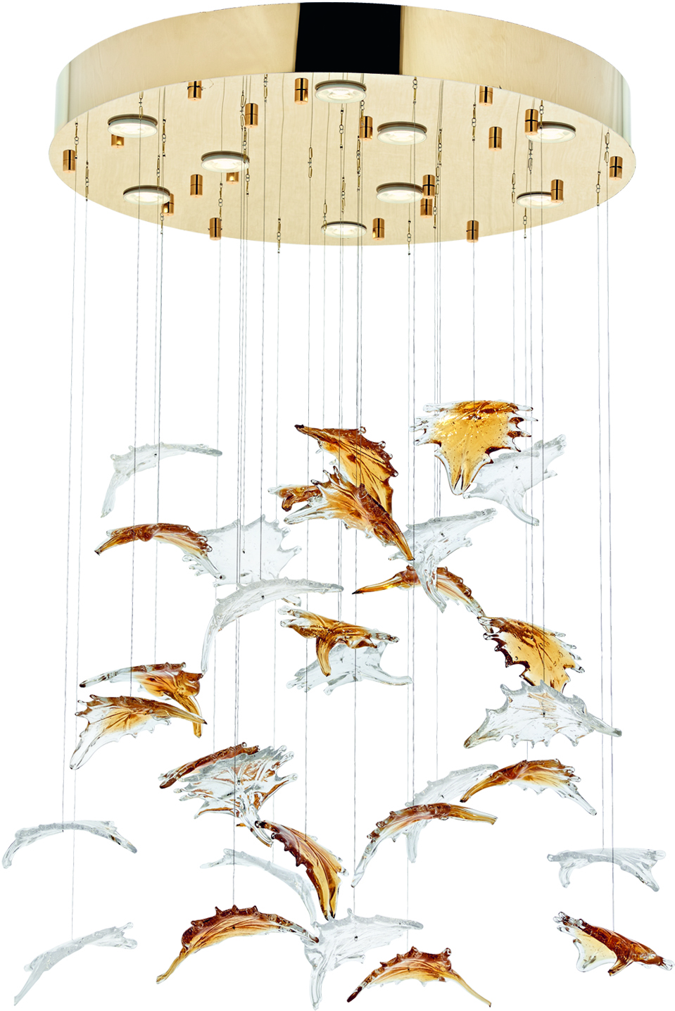 SPRING  YUVARLAK LED AVİZE